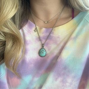 ✨PRICE DROP ✨ Fossil Turquoise Pendant Necklace
